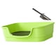 thumbnail image 4 of Caja de arena para mascotas con tapa abierta y pala, tamaño jumbo, para gatos y perros de interior. verde, 4 of 9