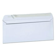 Office Impressions OFF82304 4.13 x 9.5 in. No. 10 Square Flap Self-Adhesive Closure Peel Seal Strip Business Envelope, White