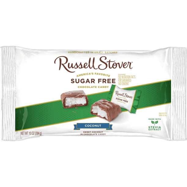 Russell Stover Sugar Free Coconut with Stevia, 10 oz. Bag - Walmart.com