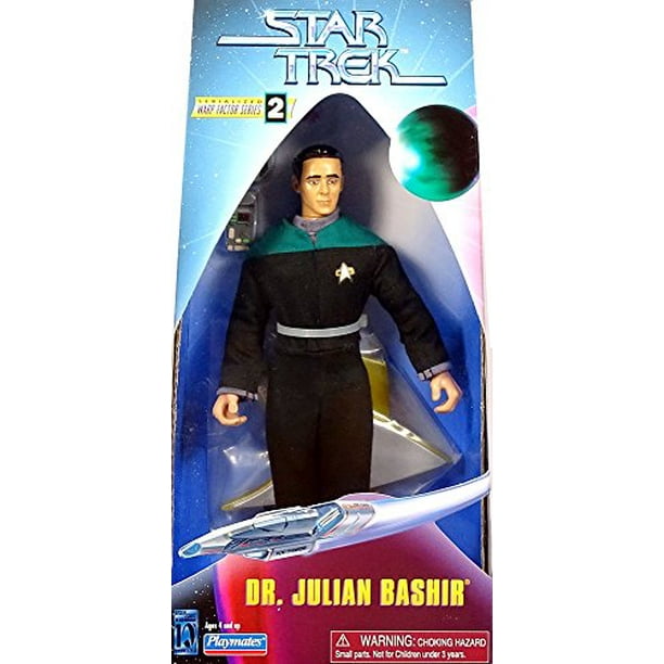 9 Dr Julian Bashir Action Figure - Warp Factor Series 2 - Star Trek: Deep Space Nine