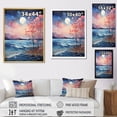 thumbnail image 4 of Designart "Lake Minimalism Coastal gracefulness" Nautical & Beach Floater Framed Canvas Wall Art, 4 of 7