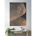 thumbnail image 2 of Line Art Minimal Poster Wall Art, Modern Wall Decor For Living Room Bedroom, 16x24 UNFRAMED, 2 of 3