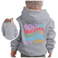 thumbnail image 3 of Boys And Girls Casual Loose Cute Print Long Sleeve Hoodie Sport Girls Sweatshirt Zip up Story So Far Hoodie Sweater for Big Boy Hoodie Toddler Boy Fall Clothes Sweatshirts for Boys Jacket, 3 of 5