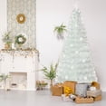 thumbnail image 2 of Gymax 6 FT Pre-lit Optical Fiber Christmas Tree White Xmas Tree w/ 36 Colorful LED Lights, 2 of 10