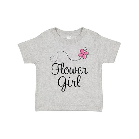 

Inktastic Flower Girl Wedding Butterfly Gift Toddler Toddler Girl T-Shirt
