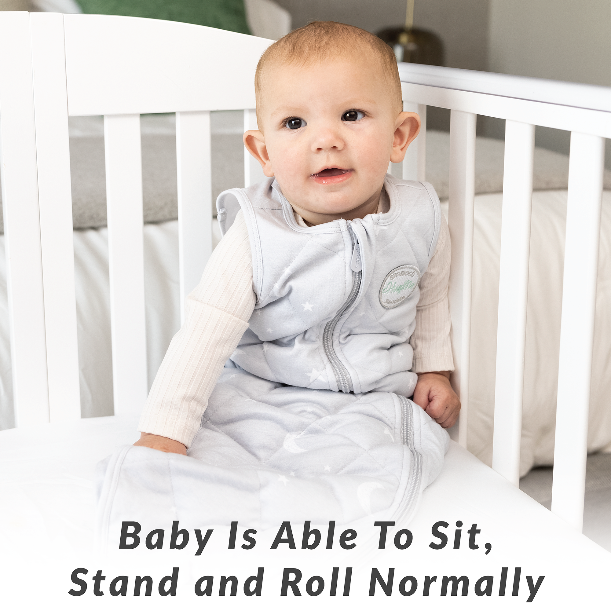 HugMe Wearable Baby Sleep Sack 12 24 Months Baby Infant Swaddle Transition Feels Like A Hug 100 Organic Cotton 2 Way Zipper Machine Wash and Dry able Baby Swaddle Sleeping Bag Stars Walmart