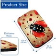 thumbnail image 4 of Seven Starred Ladybird Soft Furry Printed Armrest Cover Car Armrest Pad Accessory 12.5x8.2 Inch Comfortable, 4 of 6
