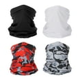thumbnail image 1 of Uxcell Cuello Gaiter, Paquete de 4 Bufandas Faciales Transpirables para Multicolor, 1 of 7