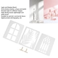thumbnail image 3 of Background Pattern Board, High Density Plate Light Shadow Board Unique and Stylish 3PCS Water Proof Angled Grid Window  for Product Photography, 3 of 7