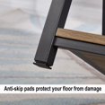 thumbnail image 5 of Side Table with Storage Shelf - Rustic Oak End Table for Living Room, 5 of 9