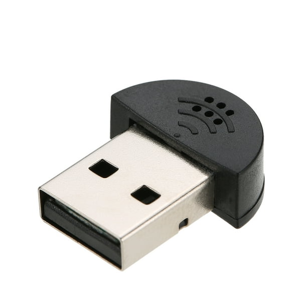 koncert korn Svin USB 2.0 Mini Microphone Mic Audio Adapter Driver Free for Laptop Desktop PC  - Skype / MSN / VOIP / Voice Recognition Software - Walmart.com