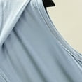 thumbnail image 3 of Birdeem T-Shirt à Manches Courtes pour Femmes, Uni, Col en V, avec Poche Poitrine, Haut/chemise à Manches Courtes Col en V, 3 of 12
