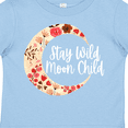 thumbnail image 4 of Inktastic Baby Stay Wild Moon Child Crescent Moon with Flowers Girls Toddler T-Shirt, 4 of 5
