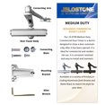 thumbnail image 4 of JELOSTONE Medium Duty Commercial Door Closer D700 Automatic Door Closer, Surface-Mounted Auto Door Closer,Cast Aluminum,Size 3,Automatic Door Closer for Home & Light Commercial Property, 4 of 6