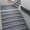 Gray, variant on Stair Mats 7 Pack Non Slip Step Covers Absorbent Carpet Treads for Wooden Stairs Soft Brushed Polyester Striped Home Safety