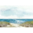 thumbnail image 2 of Pearce, Allison 14x11 Black Ornate Wood Framed with Double Matting Museum Art Print Titled - Sunny Beach II, 2 of 4