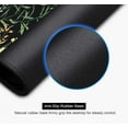 thumbnail image 4 of Botanical Colorful Flowers Gaming Desk Mat, Blooming Herb Floral Plants XXL Large Mouse Pad, Computer Mat for Desk, Accessory Decor Gift - 35.4 x 15.7 Inch, Vintage Flowers Black, 4 of 6