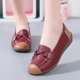 thumbnail image 2 of Zapatos Casuales de las Mujeres Suaves de Cuero Falso Deslizamiento Superior en Mochilas Cómodos Zapatos Planos de la Sola Plana de las Mujeres, 2 of 9