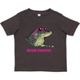 thumbnail image 3 of Inktastic Gator Country Sunny Gator in Pink Sunglasses Boys or Girls Toddler T-Shirt, 3 of 5