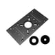 thumbnail image 3 of Placa base de inserción para sierra de mesa de fresadora M8, placa abatible para fresadora, fresadora de elevación manual Negro, 3 of 8