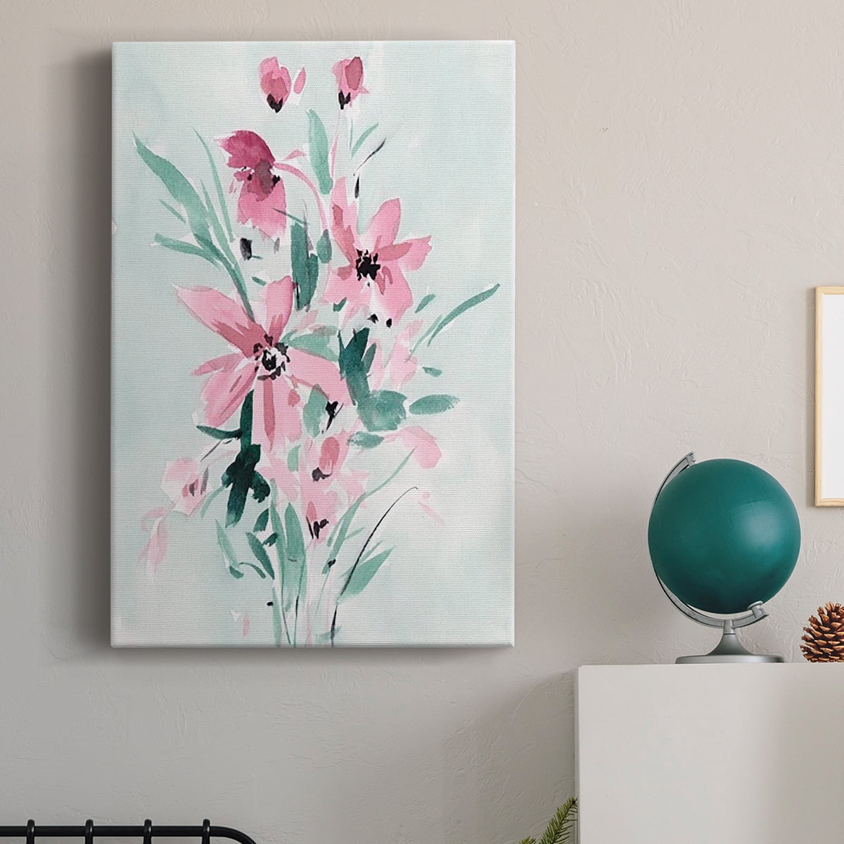 Posy Blooms II Premium Gallery Wrapped Canvas - Ready to Hang
