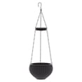 thumbnail image 2 of Solar Hanging Flower Pot with Light, LED Planter Basket Outdoor Suspended Pot for Patio Yard Garden Decor, 2 of 6