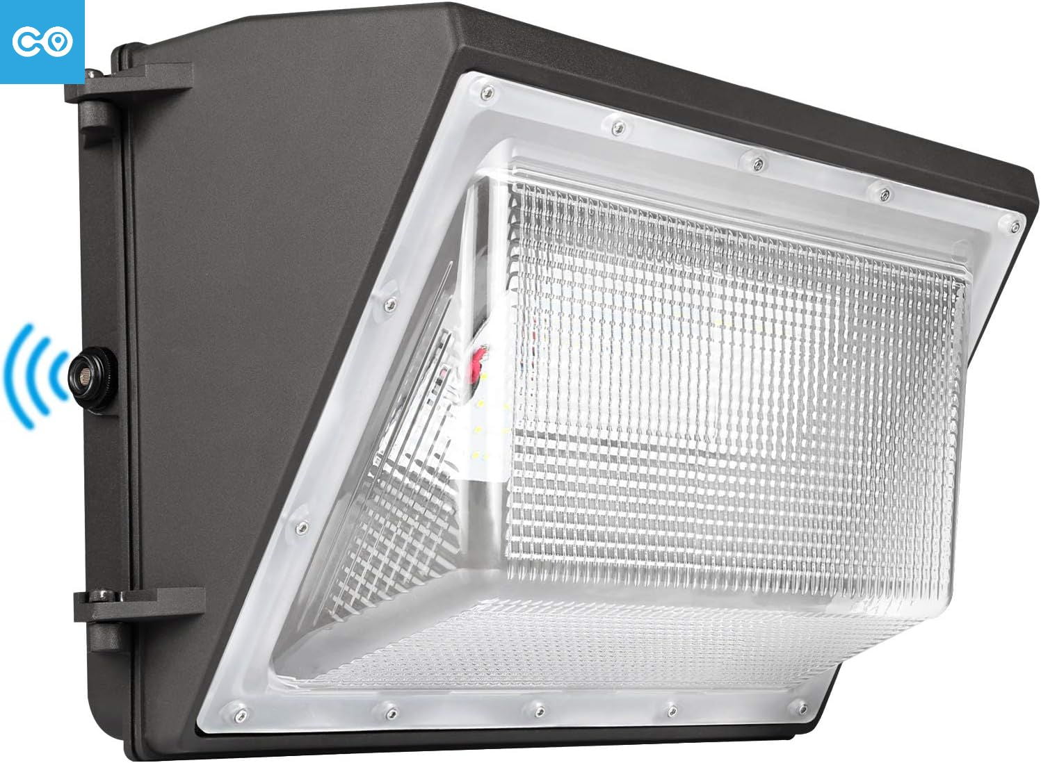 LED Wall Pack Light 120W 5000K with DusktoDawn photocell 16200lm