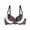 Pink, variant on Women Push Up Underwire Bra Lace Color Contrast Cute Sweet Padded Comfortable Adjustable Bra Black 34
