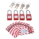 thumbnail image 4 of Kit De Bloqueo De Seguridad, Reutilizable, Larga Durabilidad, Resistencia Al Impacto, Bloqueos De Bloqueo Y Etiquetado Con Llaves, Etiquetas Loto Para Energía Eléctrica, 4 of 8