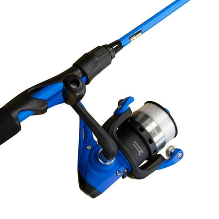 Reaction Tackle Spinning Reel and Fishing Rod Combo - Medium Action - For Bass and More