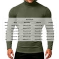 thumbnail image 3 of Hvogkswy Compression Shirt Men, Turtleneck Dry Workout Base Layer Undershirt Thin Stretchy Slim Comfy Long Sleeve Tops, 3 of 6