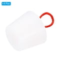 thumbnail image 3 of Uxcell Silicone Rubber Tapered Plug 30 to 39mm Solid Bathtub Bungs Stopper with Handle White 4 Pieces, 3 of 5