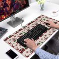 thumbnail image 2 of Long Mouse Pads for Desk,Multicolor Christmas Camping Pattern Desk Mats on Top Of Desks, Desk Mouse Pad Extra Large with 3mm Non-Slip Base and Stitched Edge for Gaming,Office,Work,Home 31.5x15.7in, 2 of 5