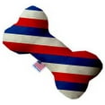 thumbnail image 2 of Mirage Pet 1142-CTYBN10 Patriotic Stripes Canvas Bone Dog Toy - 10 in., 2 of 2