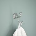 thumbnail image 2 of Franklin Brass 125861 Crestfield Double Robe Hook, Polished Chrome, 2 of 8