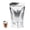 SL1, variant on YardChic 100Pack Silver Resealable Mylar Bags with Clear Window, Mylar Bags for Food Storage, Stand Up Pouches with Tear Notch, Reclosable Zipper Storage Bags, Sealable Treat Bags for Snack, Jewelry