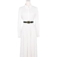 thumbnail image 2 of INSPIRE CHIC Women's Belt Retro Simple Chain Square Buckle for Dress Coat Decorative Belts 103x2.8cm/40.5x1.1" Black, 2 of 6
