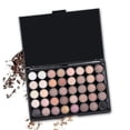 thumbnail image 5 of Paleta de sombras de ojos HUOGUO, 40 colores, tono tierra nacarado, 5 of 5