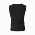 thumbnail image 6 of NOLDARES Men's Casual Tank Tops Knit V Neck Sleeveless Loose Fit T Shirts Summer Beach Lightweight Muscle Tee(Black,2XL), 6 of 9