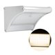 thumbnail image 2 of Lámpara de aplique con sensor de luz de pared LED con energía solar para pasillo de jardín pequeño blanco puro, 2 of 8
