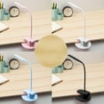 thumbnail image 3 of 1 Pce Lampe de Table LED Mini Lampe de Lecture Portable Lampe de Bureau avec Pince pour Chambre Dortoir Bureau (Blanc), 3 of 5