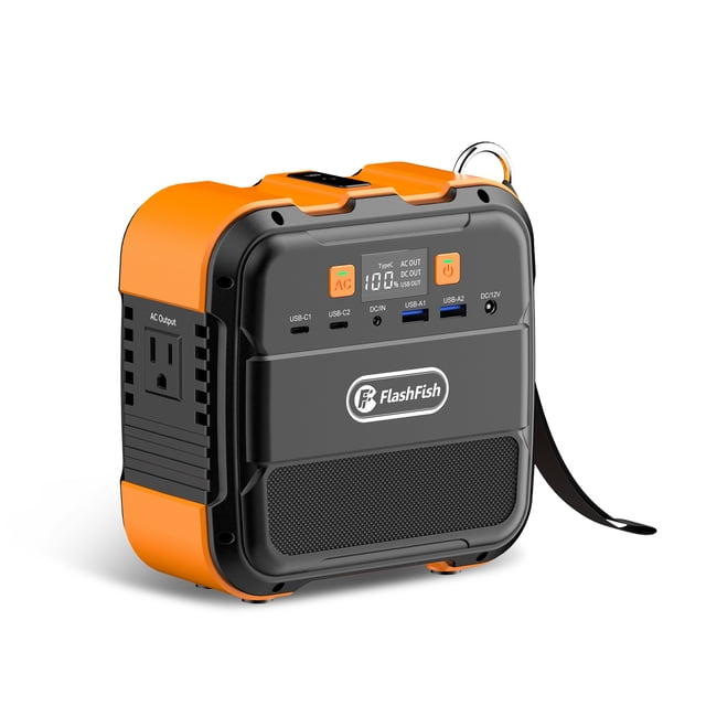 Generador Solar Portátil De 120w Power Bank Estación de Energía Portátil Batería