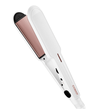 Conair Double Ceramic 1-1/2" Flat Iron, 30 Heat Settings, Extra-Wide Floating Plates