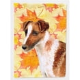 thumbnail image 1 of Carolines Treasures BB9908CHF Smooth Fox Terrier Fall Flag - Canvas House Size, 1 of 4