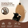 thumbnail image 5 of Cat Scratcher Mat, Natural Cotton Rope Cat Scratch Pad, 13.7'' Round Horizontal Floor Cat Scratching Pads for Indoor Cats, Cat Furniture Protector for Wall, Couch, Carpets, Sofas, 5 of 8