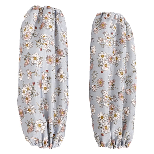 Manga impermeable cálida de la serie floral para adultos, linda manga resistente a la suciedad con dibujos animados 1139