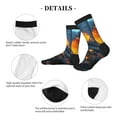 thumbnail image 4 of KLL Glowing Mushroom In Forest Print Cool Socks Men's Women's Crew Socks Funny Crazy Novelty Stockings, 4 of 7