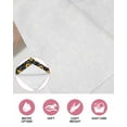 thumbnail image 6 of Black Yellow Sunflower Kitchen Dish Towels for Drying Dishes Set of 2, Summer Botanical Farmhouse Floral Waffle Weave Microfiber Hand Tea Bathroom Towels Quick Dry & Absorbent Towel 15.7x23.6, 6 of 7