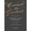 Classic Script Graduation Invitation