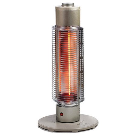 

MegaHeat Graphite Electric Tower Heater Instant Heat Energy Efficient 420W Champagne
